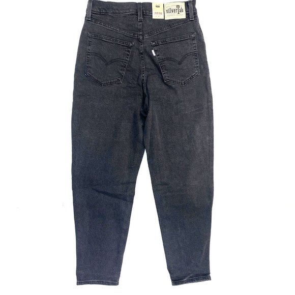 Women's Levi's SilverTab High Waist Jeans (A36990001) Charcoal Gray - 6 (28x27) - Picture 5 of 5